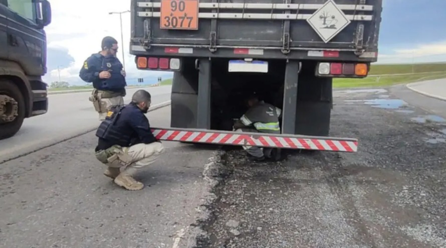 PRF alerta para condições dos freios de veículos que trafegam pelas rodovias